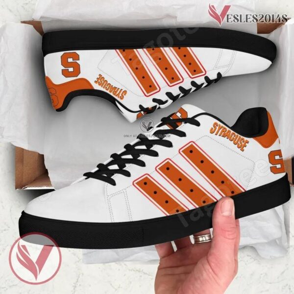 Syracuse Orange Print Stan Smith Shoes, Best Sneaker For Fans - Vesles2014s