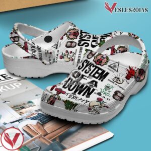 System Of A Down Music Crocs Crocband Clogs Shoes, Unique Gifts For Fans Style 2 - Vesles2014S 3