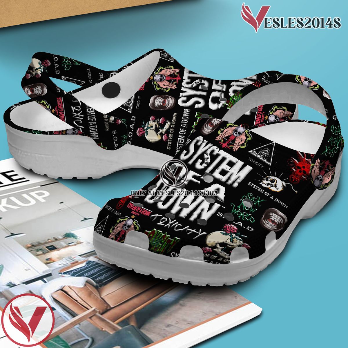System Of A Down Music Crocs Crocband Clogs Shoes, Unique Gifts For Fans Style 3 - Vesles2014S 3