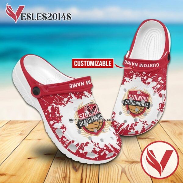 Szolnoki Olajbanyasz Logo Crocs Shoes For Men And Women, Unique Clogs Shoes For Fans - Vesles2014S