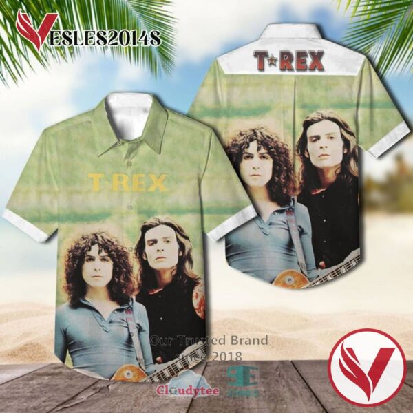 T. Rex 1970 Casual Hawaiian Shirt, Best Gifts For Summer Vesles2014S 1
