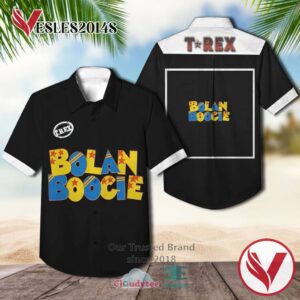T. Rex Bolan Boogie 1972 Casual Hawaiian Shirt, Best Gifts For Summer Vesles2014S