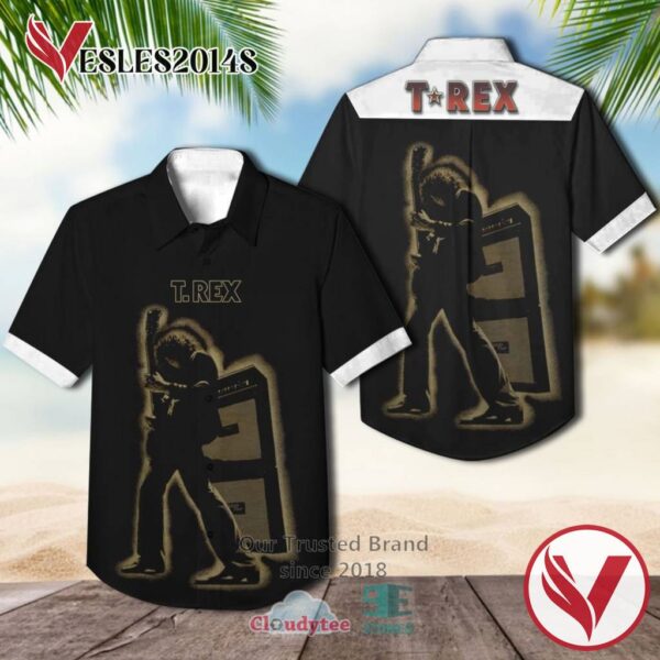 T. Rex Electric Warrior 1971 Casual Hawaiian Shirt, Best Gifts For Summer Vesles2014S 1