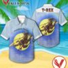 T. Rex Futuristic Dragon Album Cover Hawaiian Shirt, Unique Gifts For Music Lovers - Vesles2014S