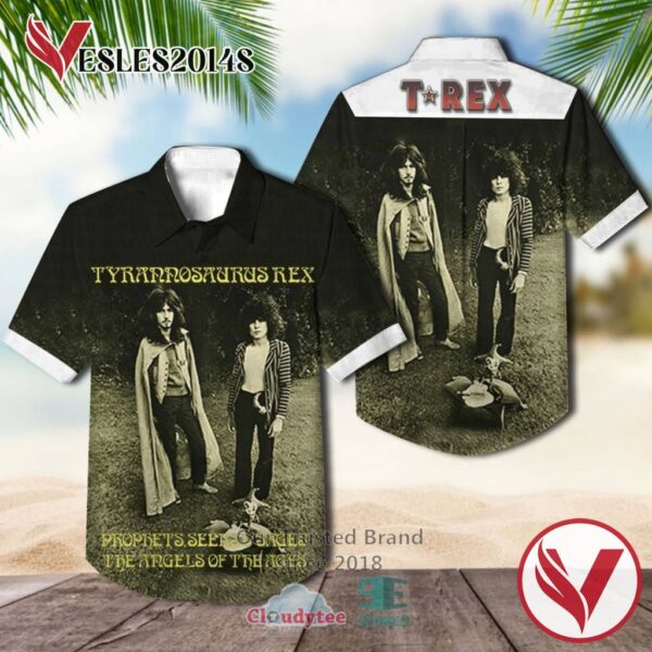 T. Rex Prophets, Seers and Sages The Angels Of The Ages 1968 Casual Hawaiian Shirt, Best Gifts For Summer Vesles2014S 1