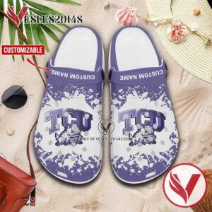 TCU Logo Custom Crocs Shoes For Men And Women, Unique Clogs Shoes For Fans - Vesles2014S 1