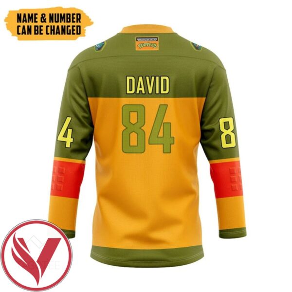 TMNT Turtle Shell Custom Name Custom Number Hockey Jersey, Trending Gifts For Fans - Vesles2014s 1
