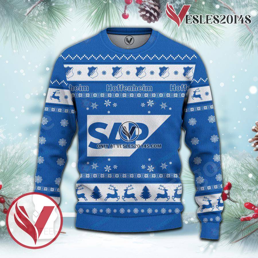 TSG Hoffenheim Sport Ugly Christmas Sweater, Unique Gifts For Fans - Vesles2014aS 2
