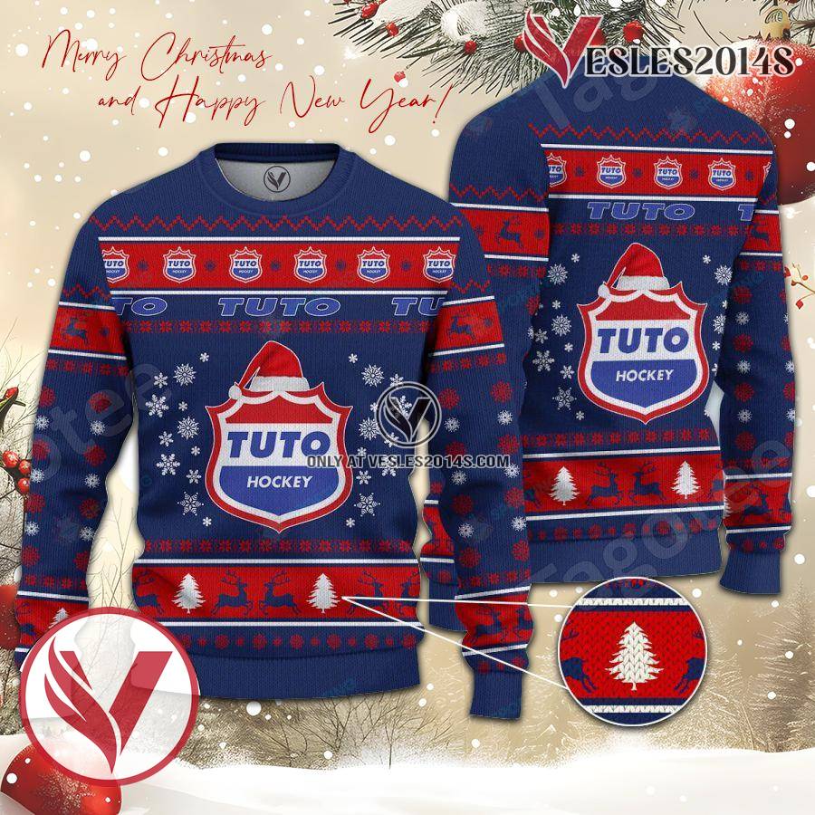 TUTO Hockey Sport Ugly Christmas Sweater, Unique Gifts For Fans - Vesles2014aS 1