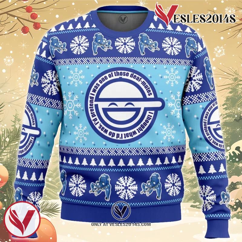 Tachikoma Robots Ghost In The Shell Ugly Christmas Sweater, Unique Christmas Gift For Fans - Vesles2014S