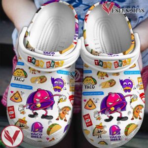 Taco Bell Crocs Crocband Clogs Shoes Comfortable For Men Women and Kids, Unique Gift From  Vesles2014S