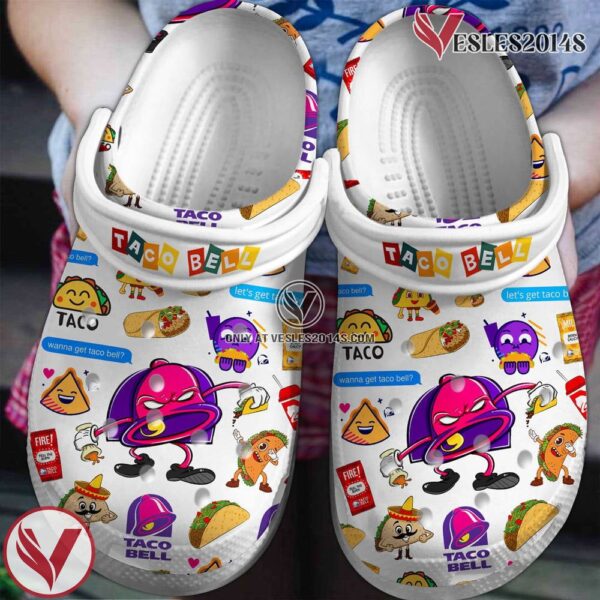 Taco Bell Crocs Crocband Clogs Shoes Comfortable For Men Women and Kids, Unique Gift From  Vesles2014S