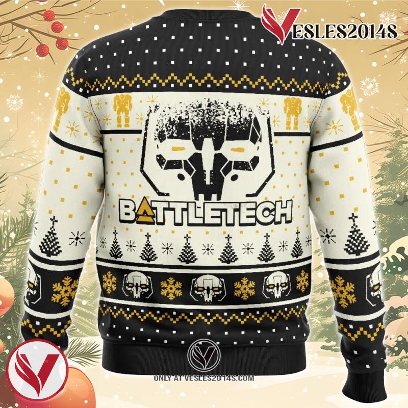 Tactical Battletech Ugly Christmas Sweater, Unique Christmas Gift For Fans - Vesles2014S 1