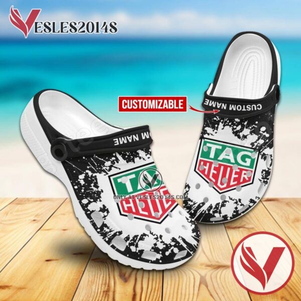 Tag Heuer Logo Crocs Shoes For Men And Women, Unique Clogs Shoes For Fans - Vesles2014S