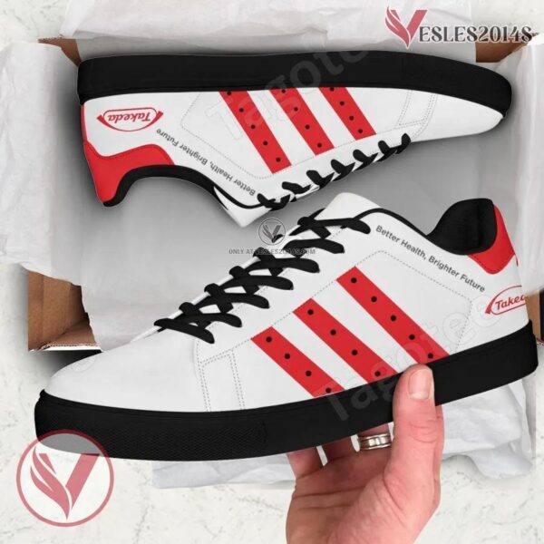 Takeda Pharmaceutical Logo Print Stan Smith Shoes For Men And Womens - Vesles2014s 1