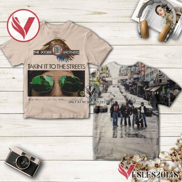 Takin’ It To The Streets Studio Album By The Doobie Brothers Shirt, Unique Gifts For Music Lovers - Vesles2014S