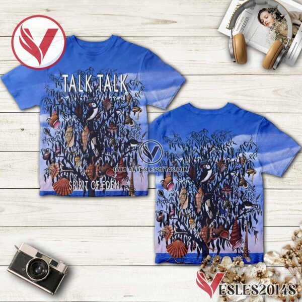 Talk Talk Spirit Of Eden Album Cover Blue Shirt, Unique Gifts For Music Lovers - Vesles2014S