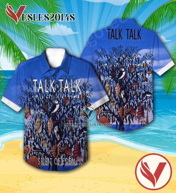 Talk Talk Spirit Of Eden Album Cover Hawaiian Shirt, Unique Gifts For Music Lovers - Vesles2014S