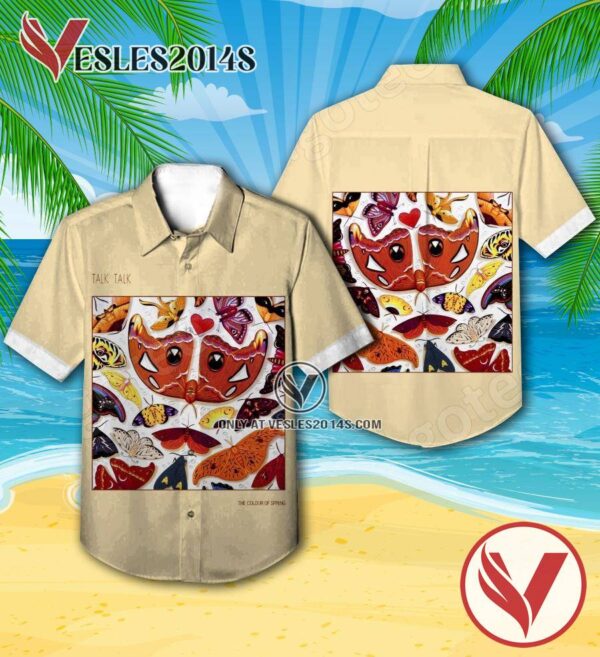 Talk Talk The Colour Of Spring Album Cover Hawaiian Shirt, Unique Gifts For Music Lovers - Vesles2014S