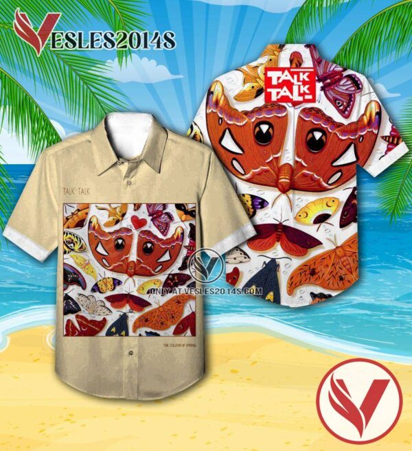 Talk Talk The Colour Of Spring Album Cover Style 2 Hawaiian Shirt, Unique Gifts For Music Lovers - Vesles2014S