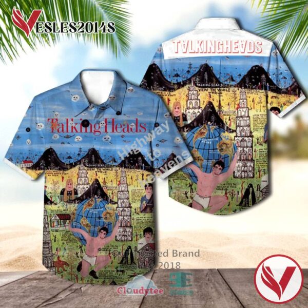 Talking Heads Band Little Creatures Album Hawaiian Shirt, Best Gift For Music Lovers Vesles2014S