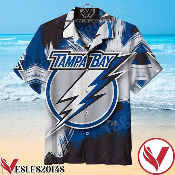 Tampa Bay Lightning Big Logo 2008 Hawaiian Shirt, Unique Gifts For Friends - Vesles2014S 1