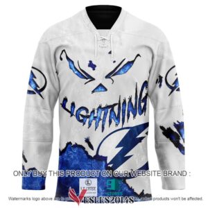 Tampa Bay Lightning Blood Personalized Hockey Jersey Shirt, Trending Gifts For Fans - Vesles2014s