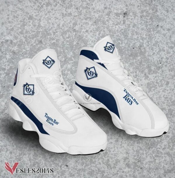 Tampa Bay Rays Logo Air Jordan 13 Shoes, Best Sneaker Gifts For Fans - Vesles2014s