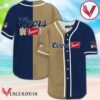 Tan And Navi Split Coors Banquet Baseball Jersey, Perfect Gifts For Fans - Vesles2014S
