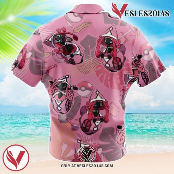 Tapu Lele Pokemon Hawaiian Button Up Shirt, Perfect Gifts For Anime Lovers - Vesles2014S 1