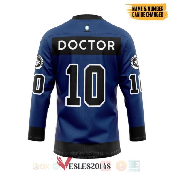 Tardis Doctor Who Personalized Hockey Jersey, Trending Gifts For Fans - Vesles2014s 1