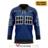 Tardis Doctor Who Personalized Hockey Jersey, Trending Gifts For Fans - Vesles2014s
