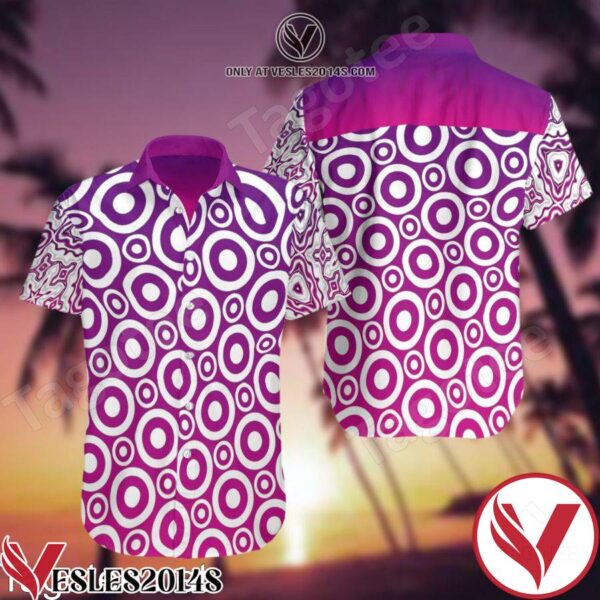 Target Purple Hawaiian Shirt And Short, Unique Gifts For Friends - Vesles2014S 1