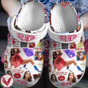 Tate McRae Music Crocs Crocband Clogs Shoes, Unique Gifts For Fans Style 2 - Vesles2014S