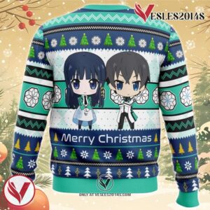 Tatsuya And Miyuki The Irregular at Magic High School Ugly Christmas Sweater, Unique Christmas Gift For Fans - Vesles2014S 1
