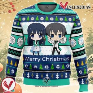 Tatsuya And Miyuki The Irregular at Magic High School Ugly Christmas Sweater, Unique Christmas Gift For Fans - Vesles2014S