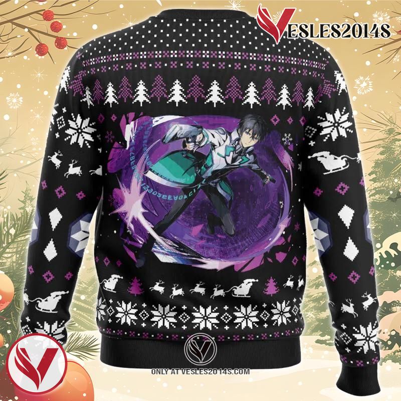 Tatsuya Shiba The Irregular at Magic High School Ugly Christmas Sweater, Unique Christmas Gift For Fans - Vesles2014S 1