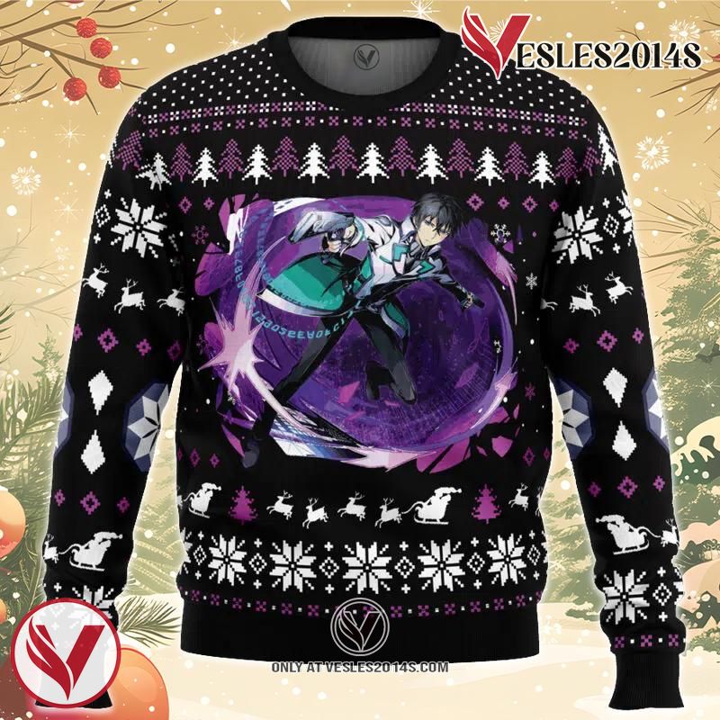 Tatsuya Shiba The Irregular at Magic High School Ugly Christmas Sweater, Unique Christmas Gift For Fans - Vesles2014S