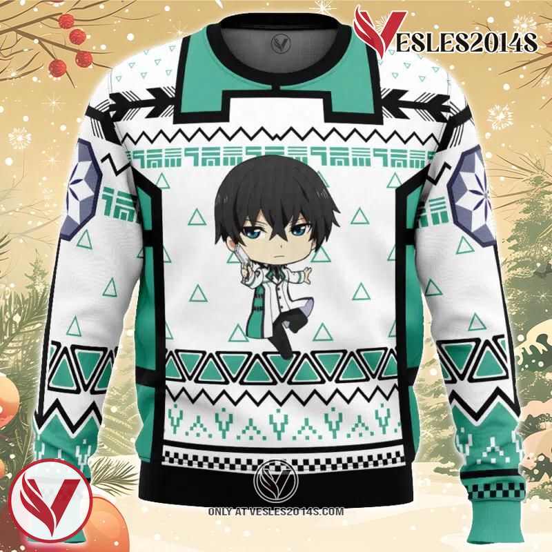 Tatsuya The Irregular at Magic High School Ugly Christmas Sweater, Unique Christmas Gift For Fans - Vesles2014S