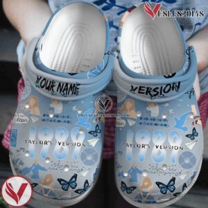 Taylor Swift 1989 Album Music Crocs Crocband Clogs Shoes, Unique Gifts For Fans Style 1 - Vesles2014S