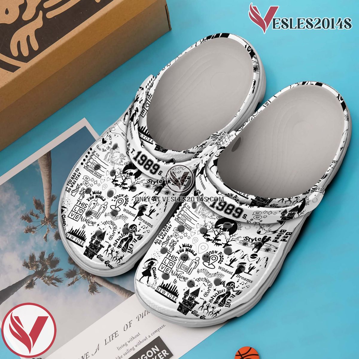 Taylor Swift Music 1989 Crocs Crocband Clogs Shoes, Unique Gifts For Fans Style 1 - Vesles2014S 2
