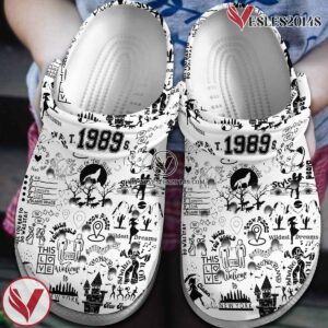 Taylor Swift Music 1989 Crocs Crocband Clogs Shoes, Unique Gifts For Fans Style 1 - Vesles2014S