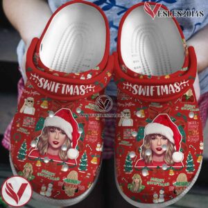 Taylor Swift Music Christmas Crocs Crocband Clogs Shoes, Unique Gifts For Fans Style 3 - Vesles2014S