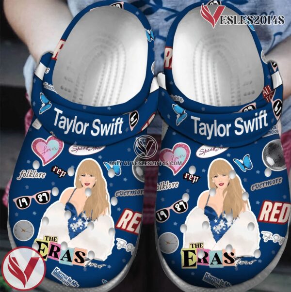 Taylor Swift Music Crocs Crocband Clogs Shoes, Unique Gifts For Fans Style 1 - Vesles2014S