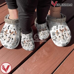 Taylor Swift Music Crocs Crocband Clogs Shoes, Unique Gifts For Fans Style 10 - Vesles2014S