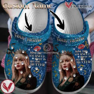 Taylor Swift Music Crocs Crocband Clogs Shoes, Unique Gifts For Fans Style 16 - Vesles2014S