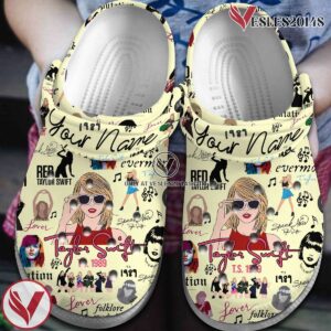 Taylor Swift Music Crocs Crocband Clogs Shoes, Unique Gifts For Fans Style 17 - Vesles2014S