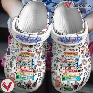 Taylor Swift Music Crocs Crocband Clogs Shoes, Unique Gifts For Fans Style 19 - Vesles2014S