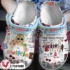 Taylor Swift Music Crocs Crocband Clogs Shoes, Unique Gifts For Fans Style 20 - Vesles2014S