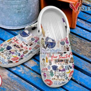 Taylor Swift Music Crocs Crocband Clogs Shoes, Unique Gifts For Fans Style 23 - Vesles2014S 4